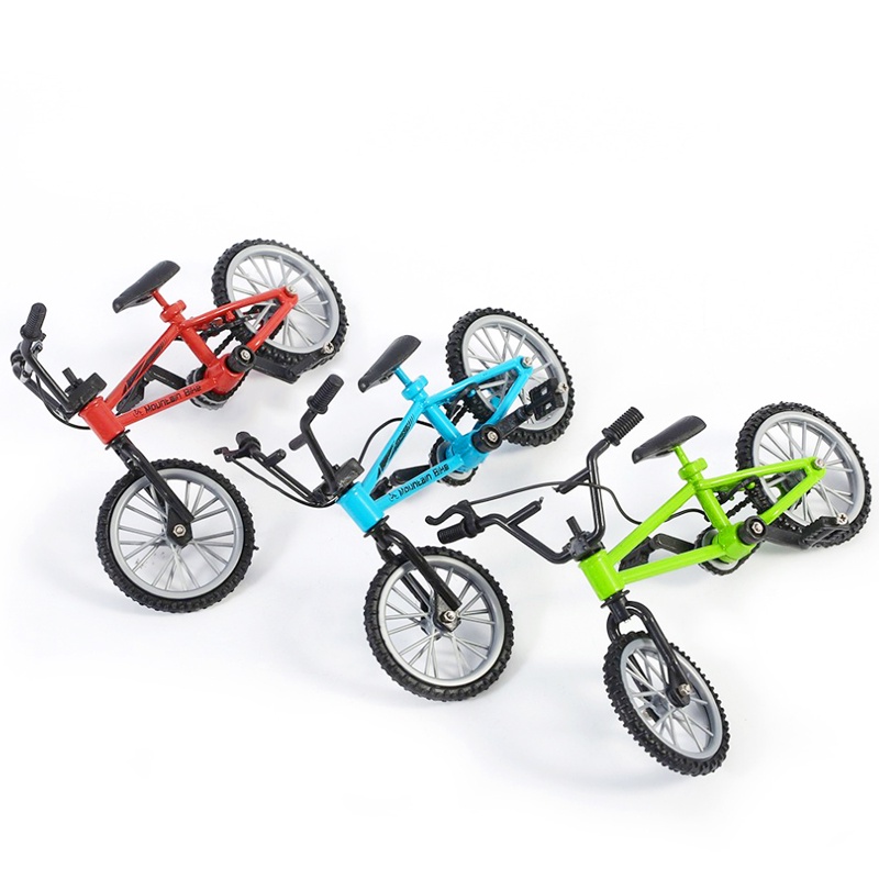 Mainan Simulasi Sepeda Bmx Mini Bahan Alloy Dengan Rem Untuk Anak