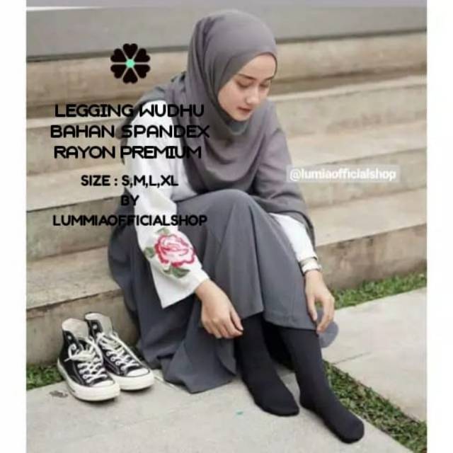 Ori LEJING WUDHU KAOS LEMBUT TEBAL / TERMURAH LEGGING WUDHU/LEGING MUSLIMAH / PROMO