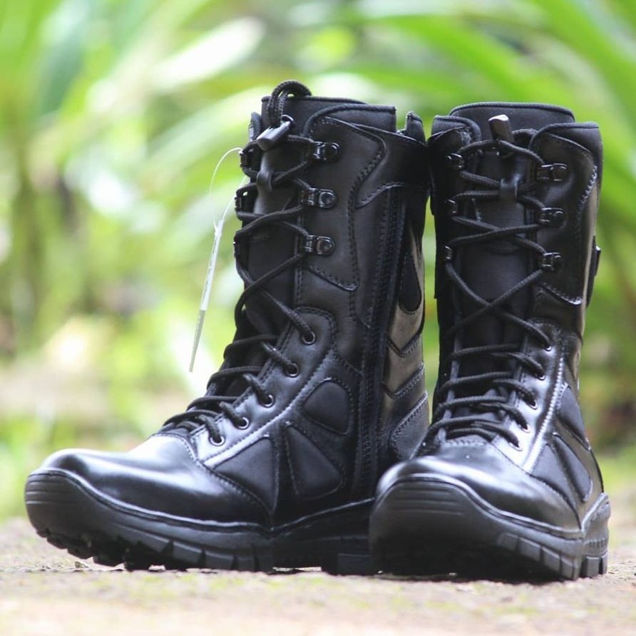 SEPATU PDL NINJA KULIT ASLI SEPATU PDL MERK MARCHAZ SEPATU PDL TNI POLRI SECURITY SATPAM SALPOL PP