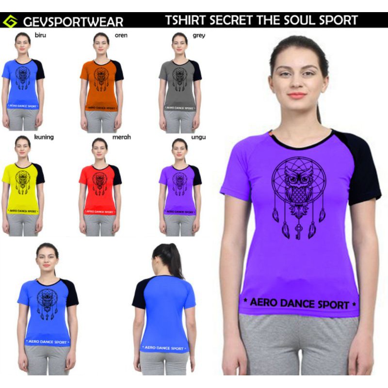 Atasan Gevsportwear T-shirt Secret The Soul Sport