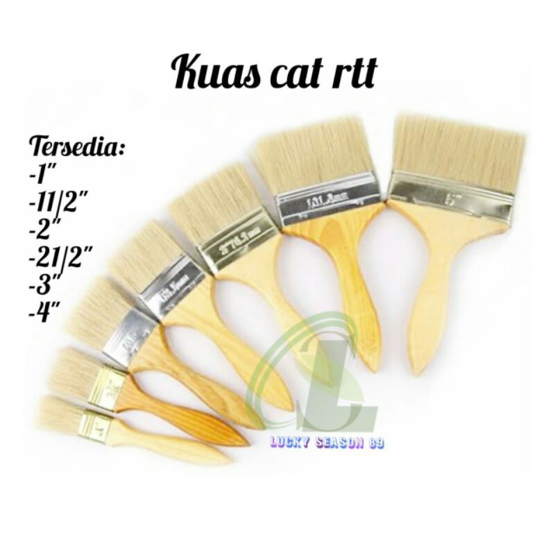 KUAS CAT 633 1-4 INCH/KUAS CAT TEMBOK BAGUS/KUAS CAT MURAH