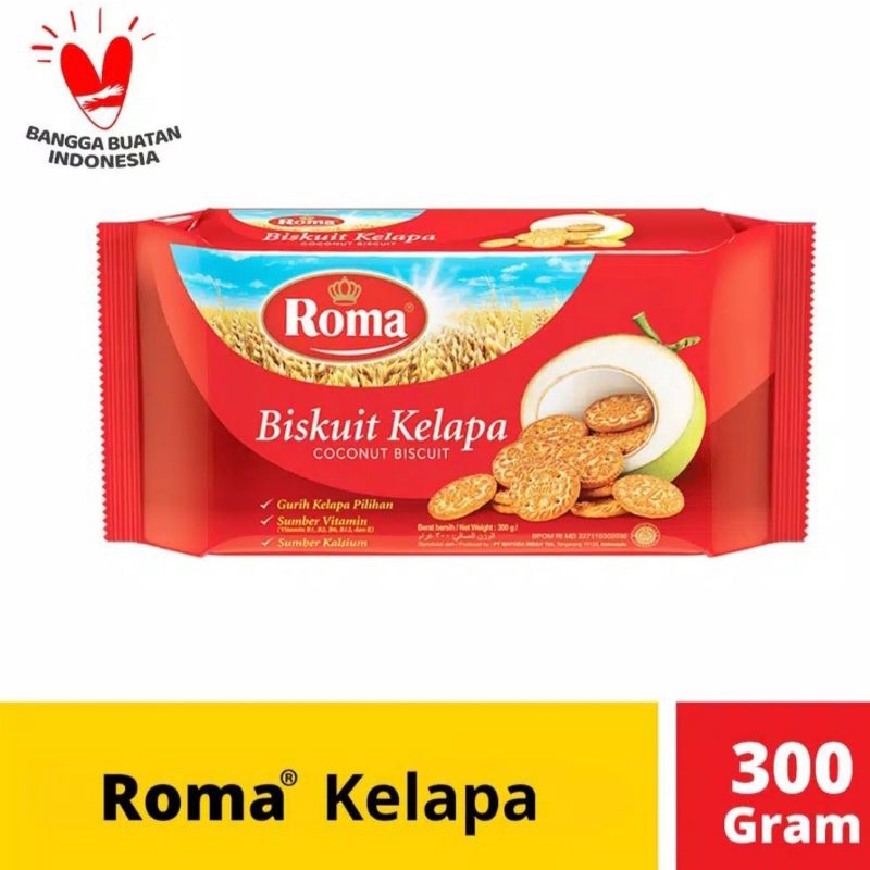 

Biskuit Roma Kelapa 300gr