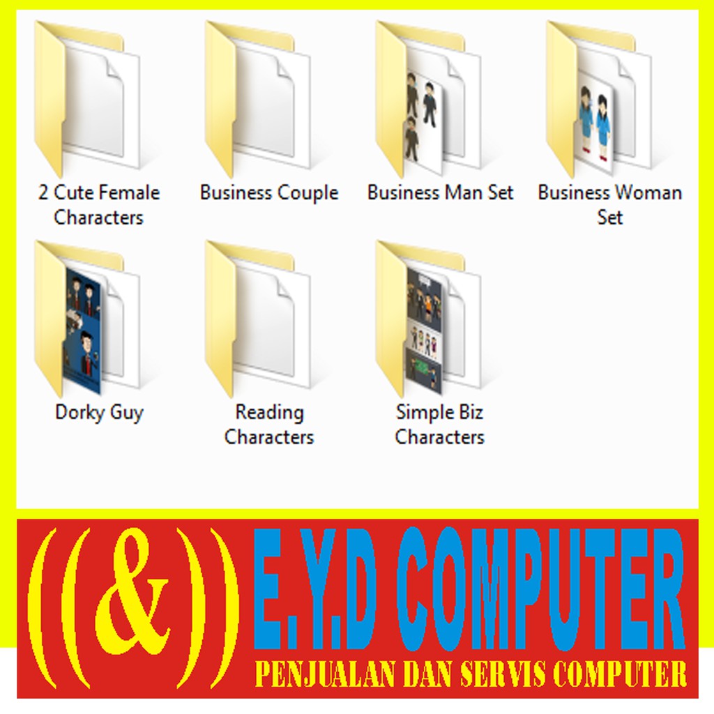 DESAIN VEKTOR KARTUN PREMIUM BUSINESS PARK FORMAT PHOTOSHOP GRAFIK VECTOR CARTOON BISNIS TEMPLATE