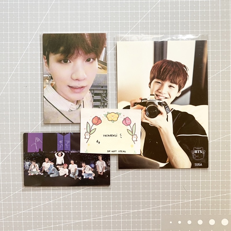 BTS SUGA PHOTOCARD 1ST MUSTER WAPPEN PHOTO LIMITED FC JAPAN RENEWAL AIRPLANE PHOTOCARD GROUP BTS LYS