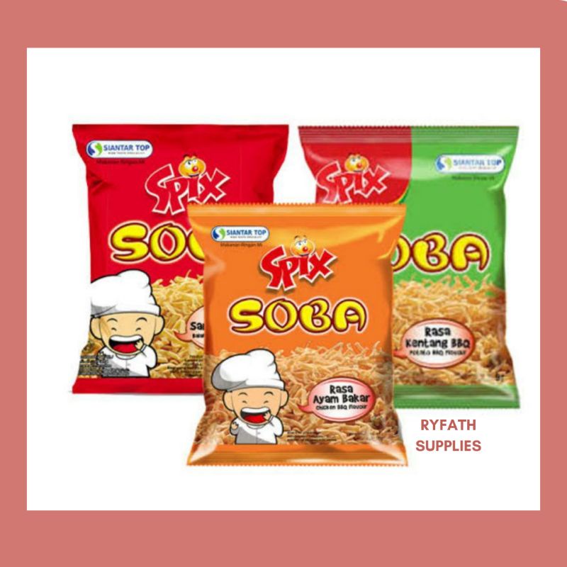 

|SPIX SOBA CAMILAN RENYAH JAJANAN JADUL| 1pack isi 10pcs