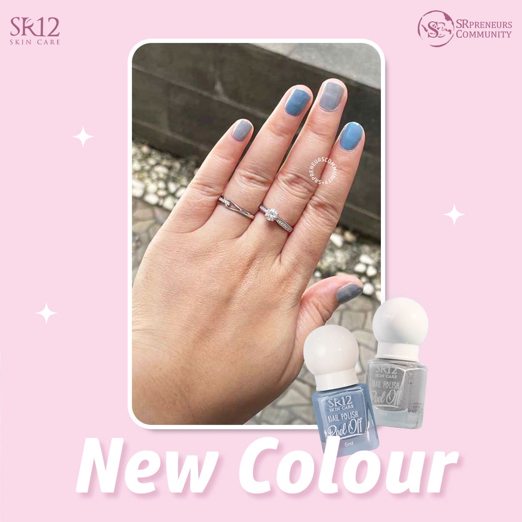 KUTEK SR12 HALAL / NAIL POLISH PEEL OFF / KUTEK KELUPAS WATER BASED NON ALKOHOL / CAT KUKU BPOM