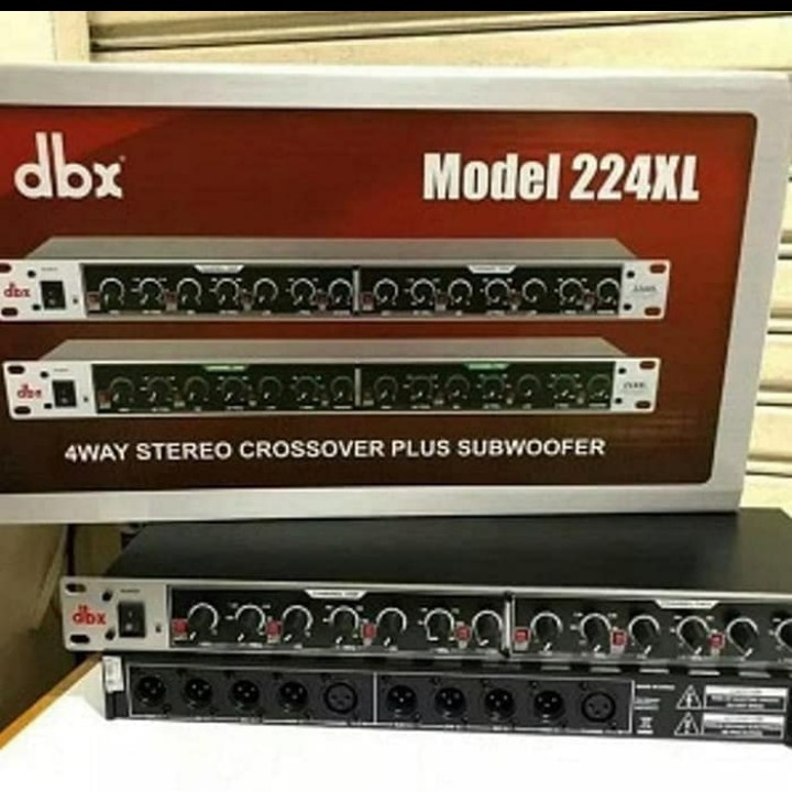Crossover Dbx 224Xl/224 Xl 4 Way Stereo Plus Subwoofer