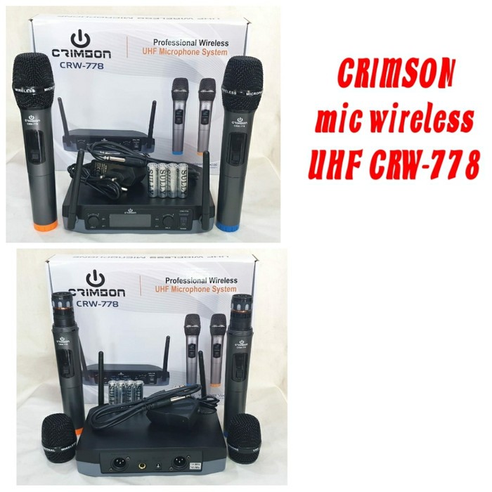 MIC WIRELESS CRIMSON UHF CRW-778