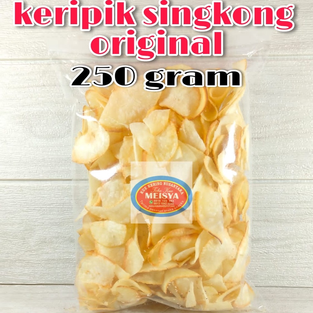 Jual Keripik Singkong Kiloan Original 250 Gram Indonesia Shopee Indonesia