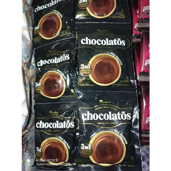 Chocolatos Drink Coklat dan Matcha Latte Renceng (isi 10 x 20 gr)