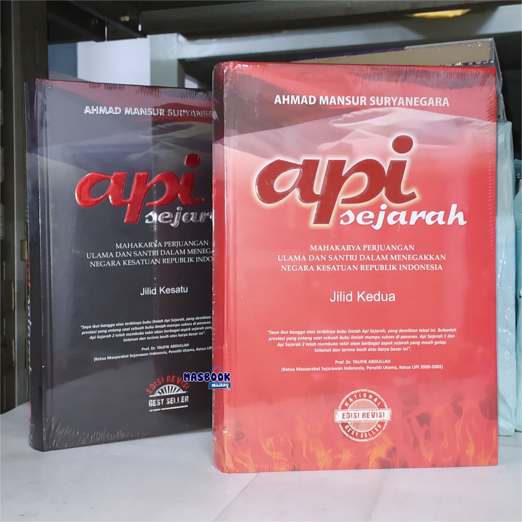 PAKET BUKU API SEJARAH - 2 JILID ORIGINAL - AHMAD MANSUR SURYANEGARA