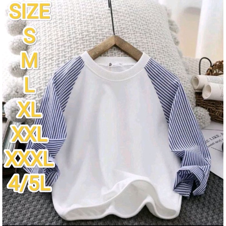 Alyna Blouse Bigsize  Wanita Lengan Panjang Size S M L XL XXL XXXL XXXXL XXXXXL 2XL 3XL 4L 5L Premium Blouse Kerja OOTD Terlaris