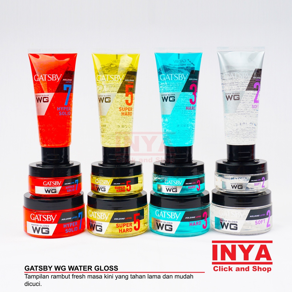 GATSBY WG WATER GLOSS SOFT LEVEL 2 HAIR GEL 150gr