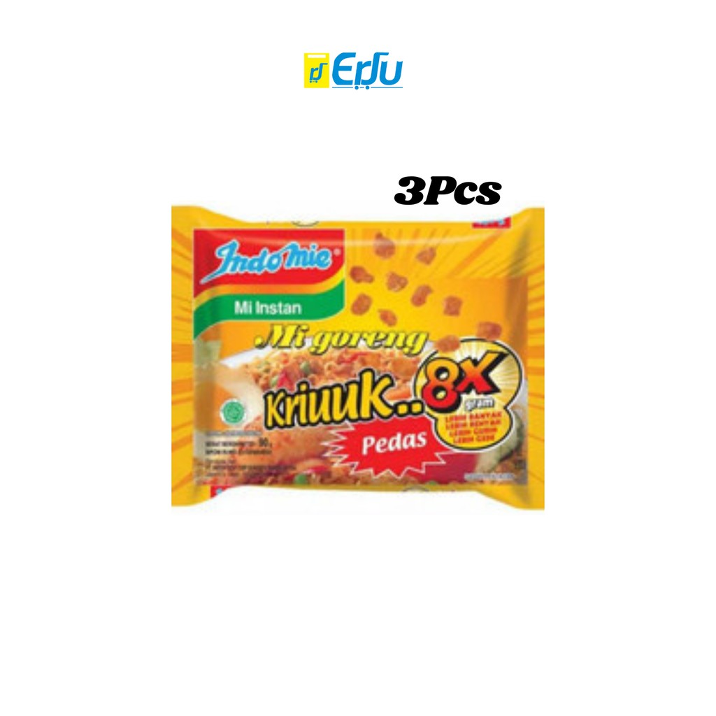 

Paket 3Pcs Indomie Mi Goreng Kriuk 8X