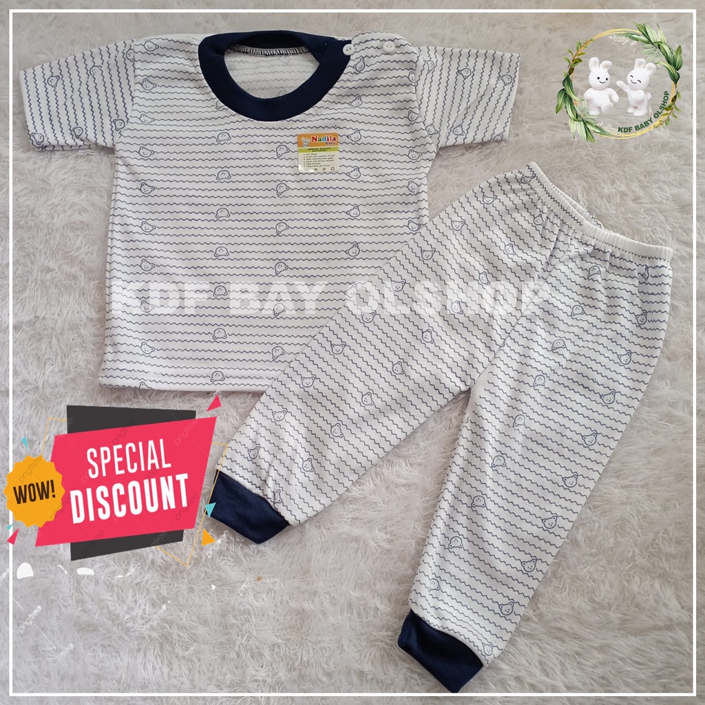 3 setelan anak laki laki  perempuan set motip salur 3-12 bulan stelan bayi setelan anak baju lengan pendek celana panjang