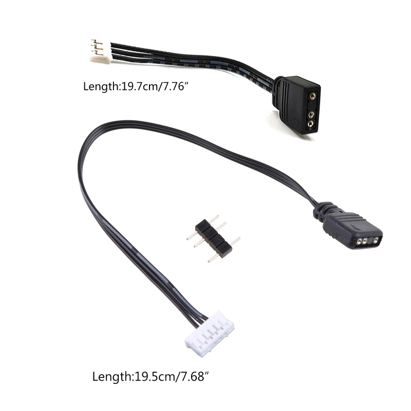 Btsg Kabel Konverter 3-pin Ke 6pin/4pin ARGB 3Pin Ke 4P 6P Untuk Coolmoon Controller