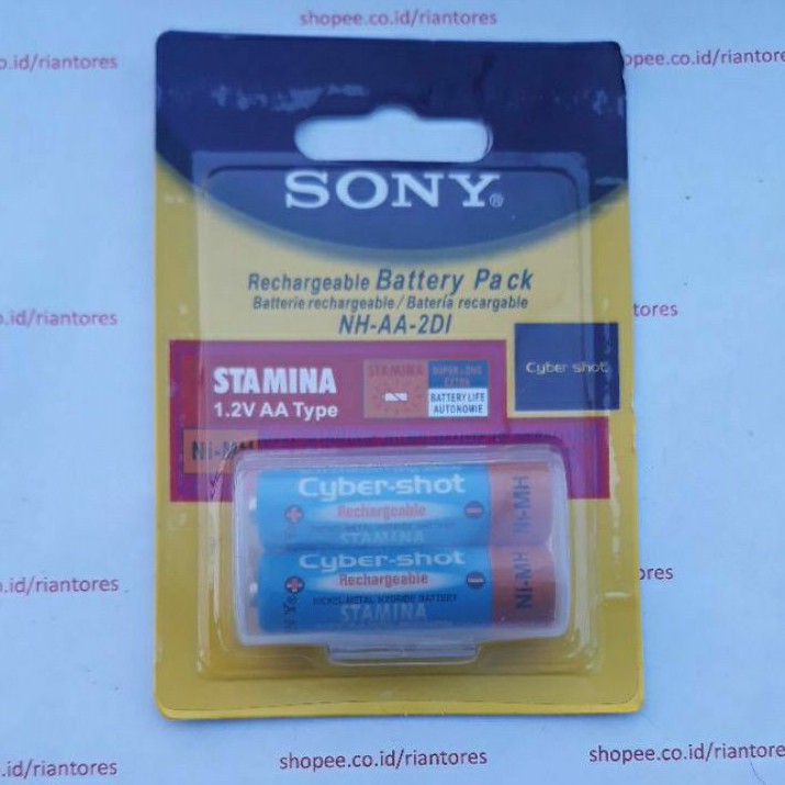 Baterai SONY STAMINA Cyber-shot AA 3000mAh cas/ isi ulang batre cas sony
