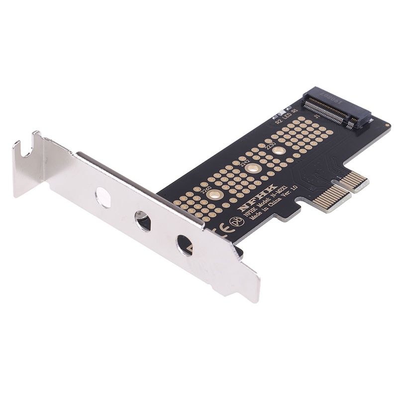 {LUCKID}NVMe PCIe M.2 NGFF SSD to PCIe x1 adapter card PCIe x1 to M.2 card with bracket