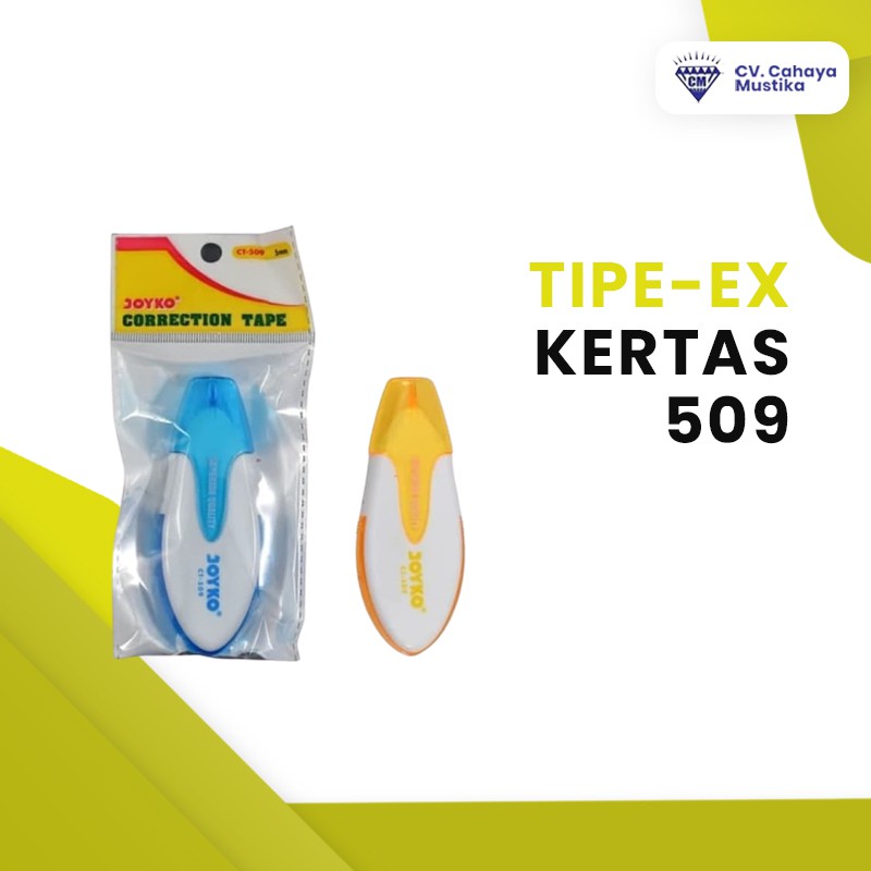 

Alat Tulis Kantor/Alat Tulis Kantor Grosir/Alat Tulis Kuliah Tipe-X Kertas Joyko 509 Malang - ATK