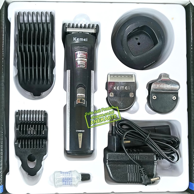 KEMEI KM 3006 ALAT CUKUR RAMBUT KUMIS JENGGOT BULU CAS SALON ELEKTRIK HAIR CLIPPER