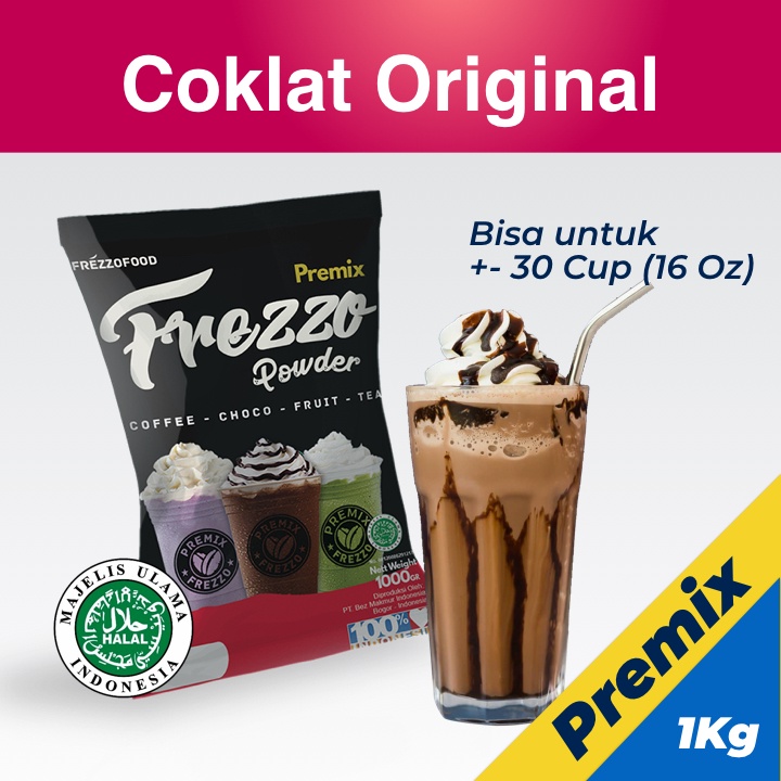

Bubuk Minuman boba milkshake Premix DENGAN GULA rasa COKLAT ORIGINAL