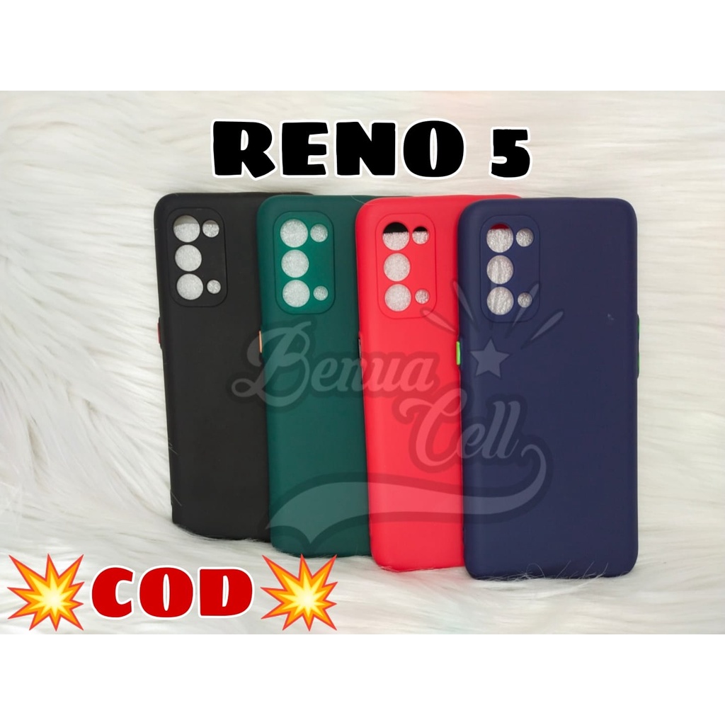 SOFTCASE MACARON RENO 4 -RENO 4 PRO -RENO 5 -RENO 5F // SOFTCASE MACARON PROTECTION KAMERA - BD