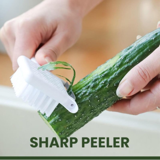 New Peeler Alat Dapur Serbaguna Parut Serut Sikat Buah Dan Sayur 5 In 1