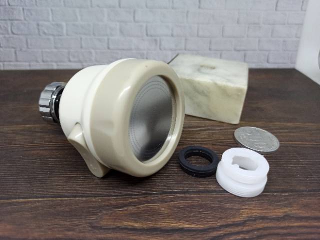 Turbo faucet sprayer 360 rotasi Sambungan kran hemat Air PENDEK FILTER AIR zernihh sekali