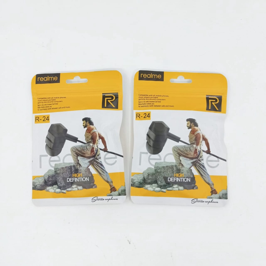 Headset  Realme SK-R24 Earphone Stereo SuperBass Grosir Murah