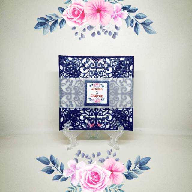 

Undangan pernikahan Ulang tahun dll Papercut Papercraft #12 Bahan Kertas Jasmine