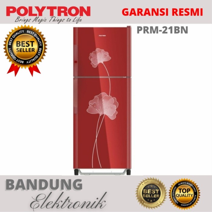 KULKAS POLYTRON PRM-21BN / PRM21BN , Kulkas 2 Pintu Polytron