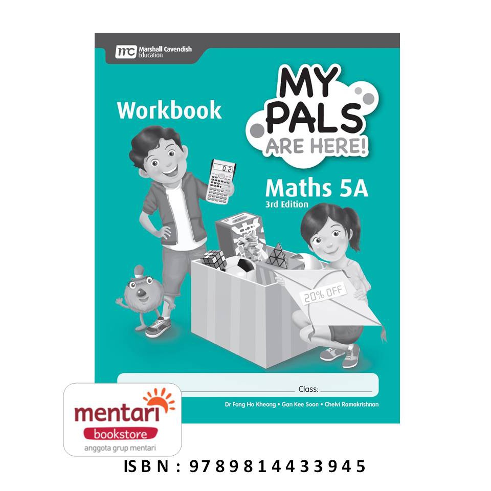 My Pals are Here Maths - Workbook (3rd Edition) | Buku Matematika SD-Workbook 5A