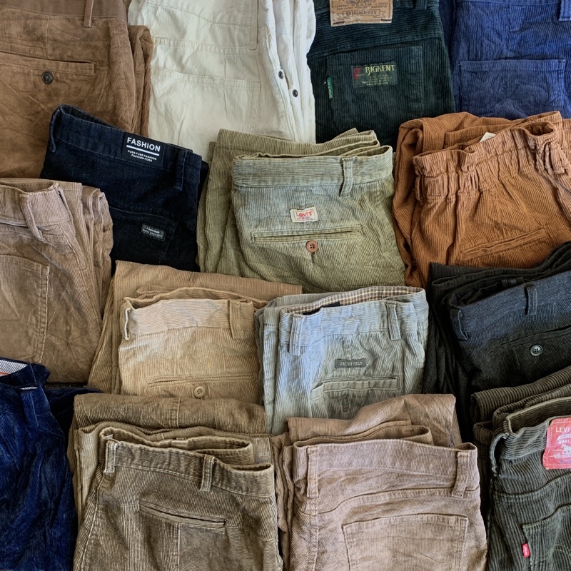 THRIFT CELANA PANJANG/PENDEK CHINO, CARGO, CORDUROY PRIA & WANITA