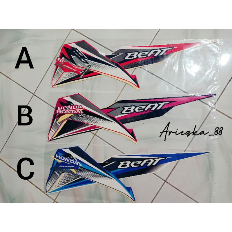 Striping Beat 2018 Idling Stop | Lis Sticker Honda Beat Idling Stop