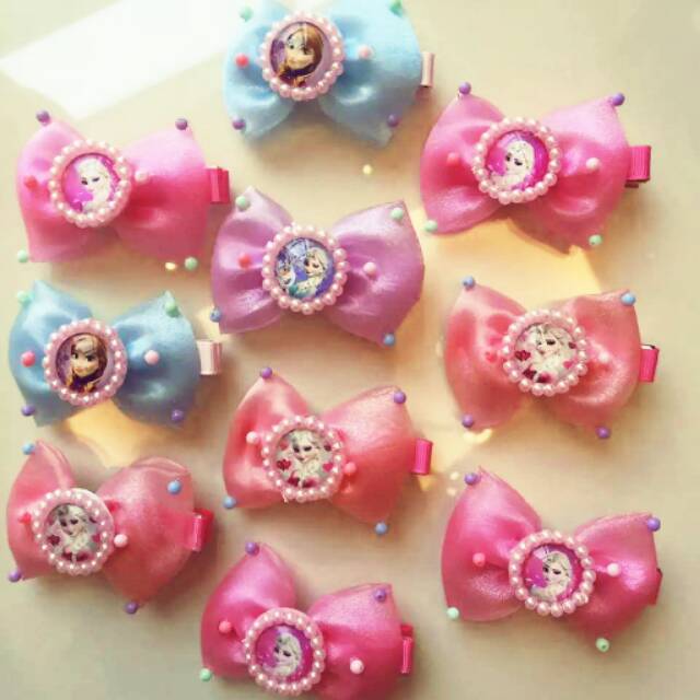 Jepitan pita frozen jepit rambut anak