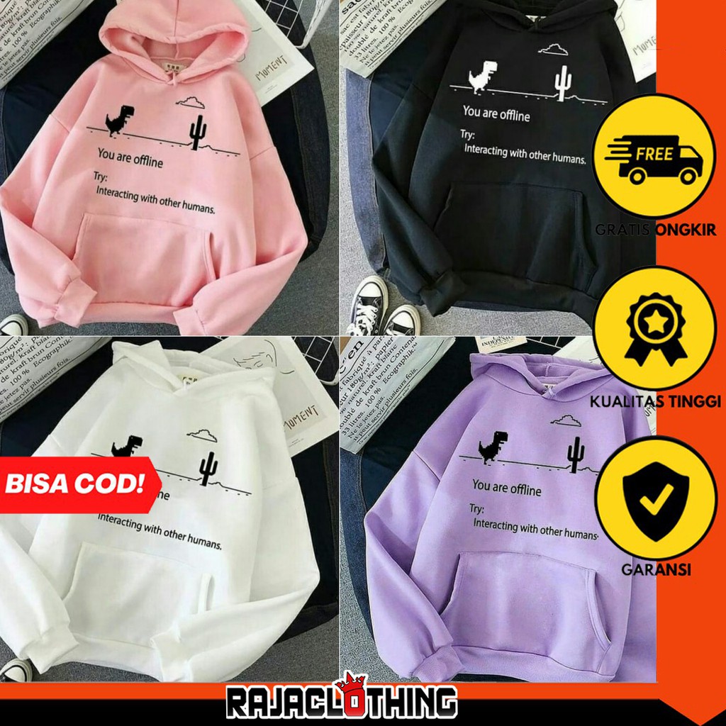 RCL - Sweater Hoodie Jaket Outerwear Pakaian Wanita Oversize Korean Style