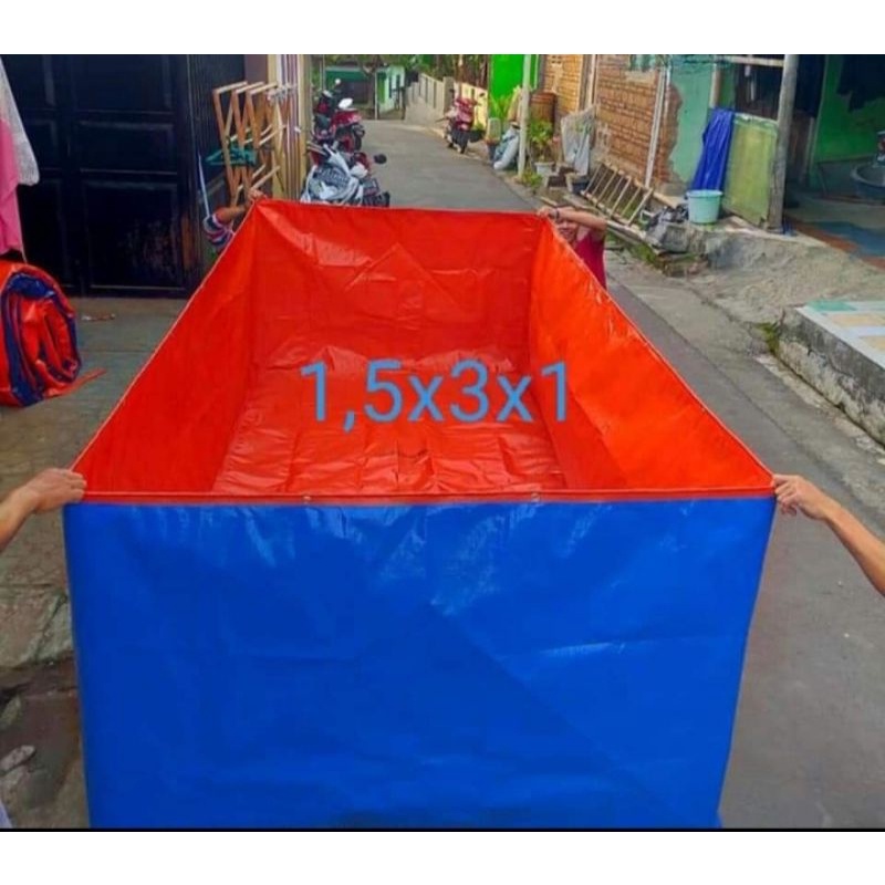 kolam terpal 1,5x3x1 A15