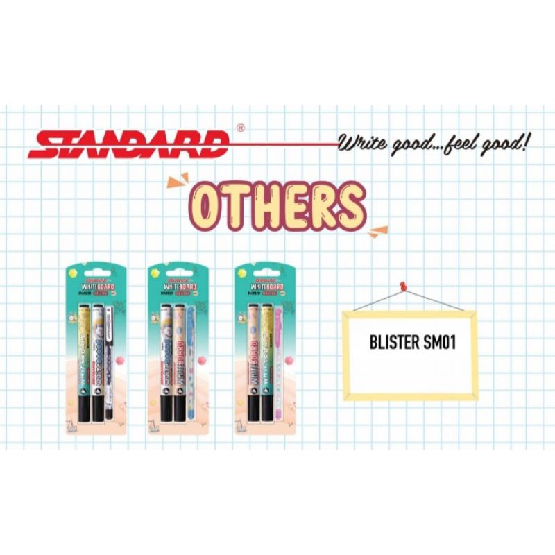 

Standard Pen Blister SM01 Whiteboard Marker