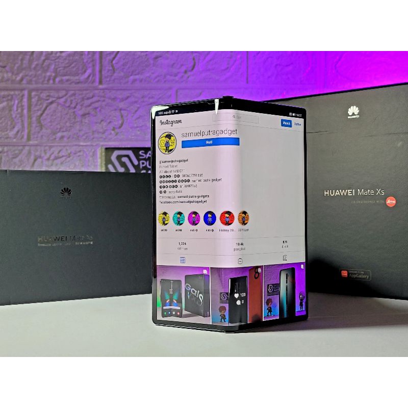 Huawei Mate XS 5G interstellar blue 512gb Fullset Original Resmi 1bln