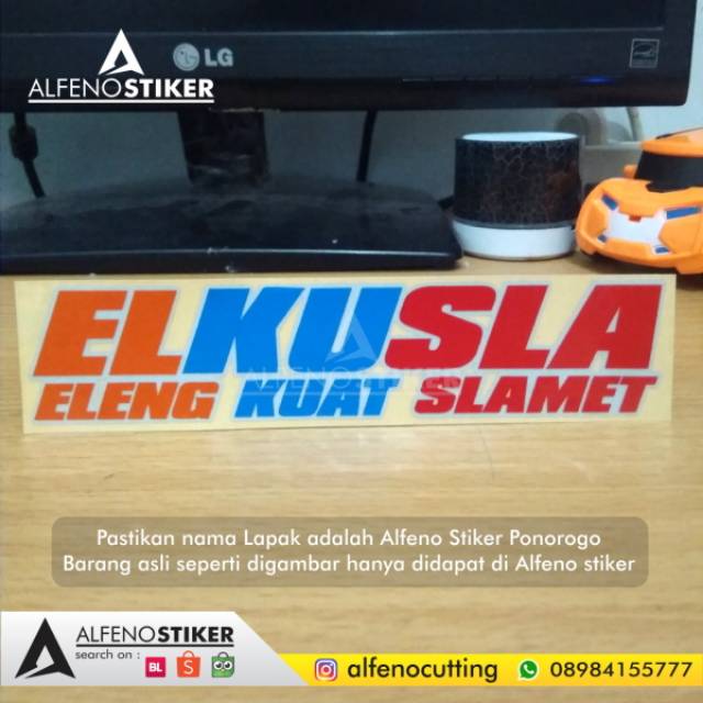 Stiker STJ Elkusla 15 OBM | Cutting Sticker Bis