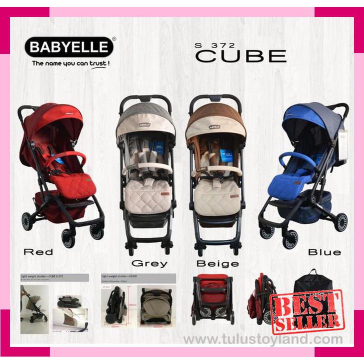 Babyelle Cube Stroller Baby Elle S372 - RED