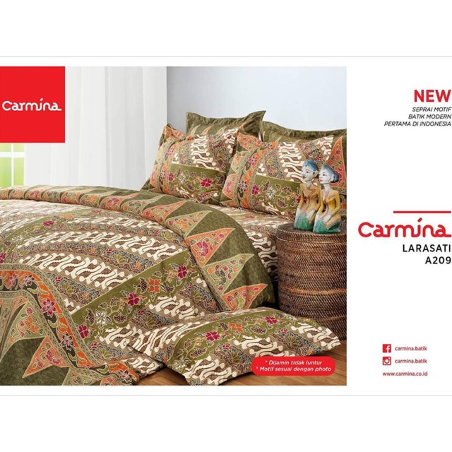 Sprei Batik Carmina 180x200 Larasati Series