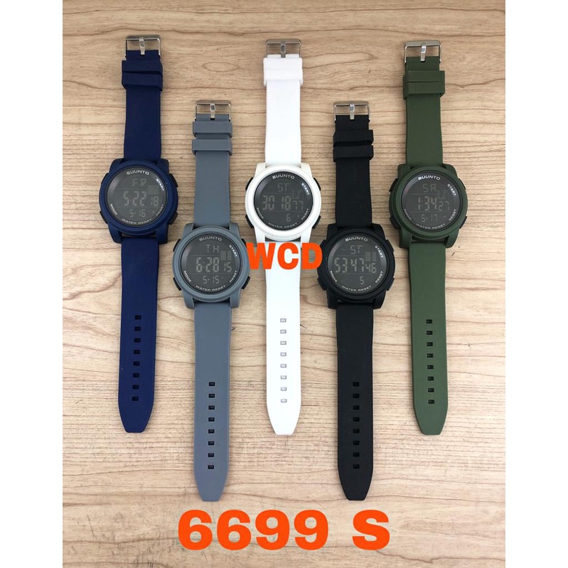 [DG] Jam tangan Pria Sunto Strap Rubber SO988