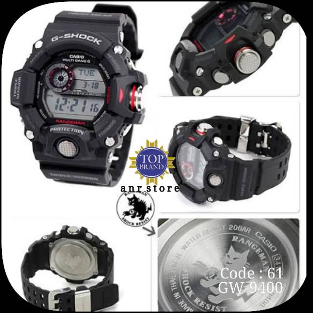 Tali Casio G-Shock Rangeman GW-9400 GW9400 gshock GW 9400