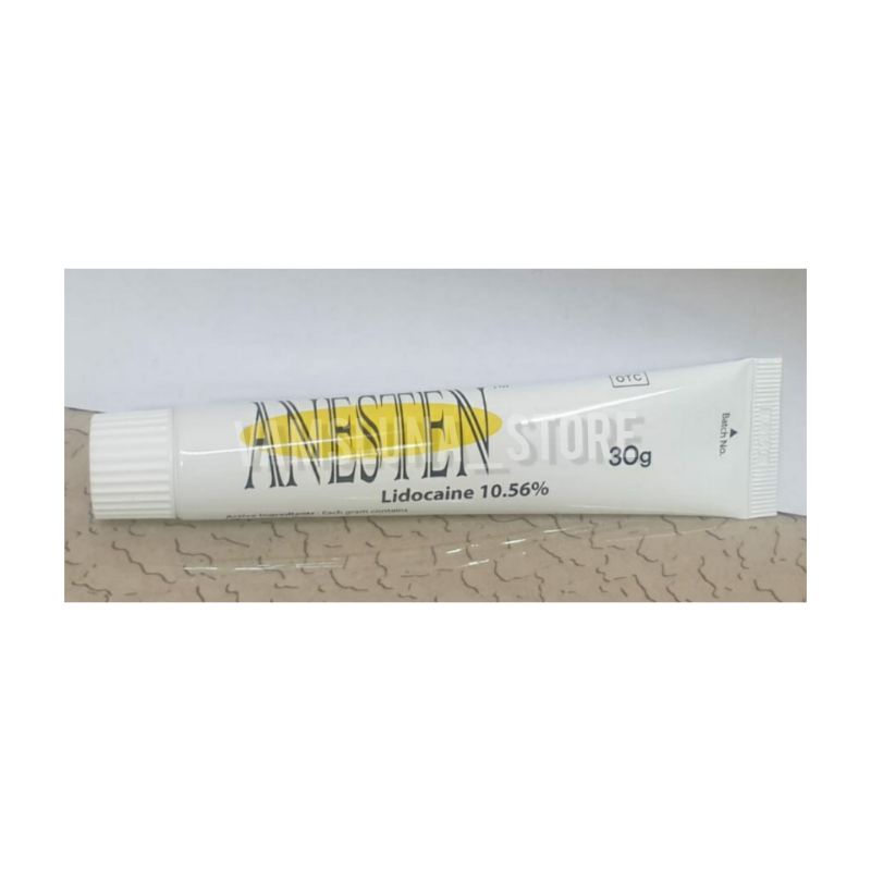 Anesten Topical Anesthetic Ori KOREA Lidocaine10.56 anastesi cream kebas wajah dan tubuh Cream kebas