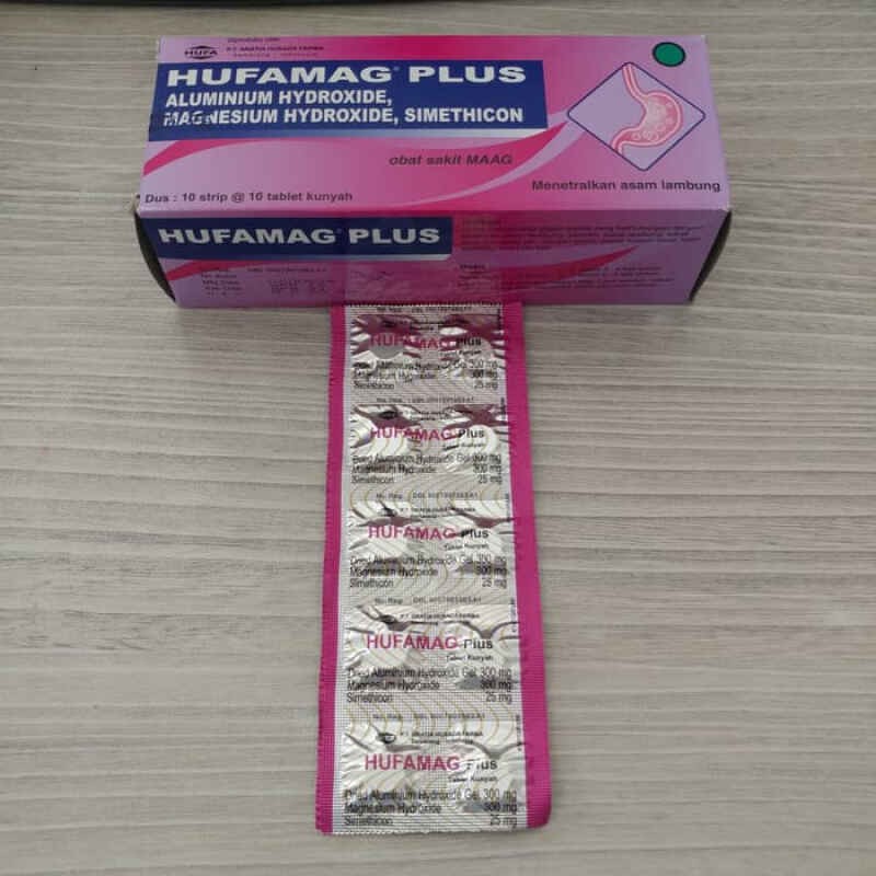 HUFAMAG PLUS TABLET OBAT LAMBUNG