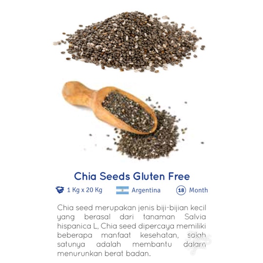 

Q121Sa Organic Black Chia Seeds Halal Impor Argentina 100 Gr 100% Natural D51qs44