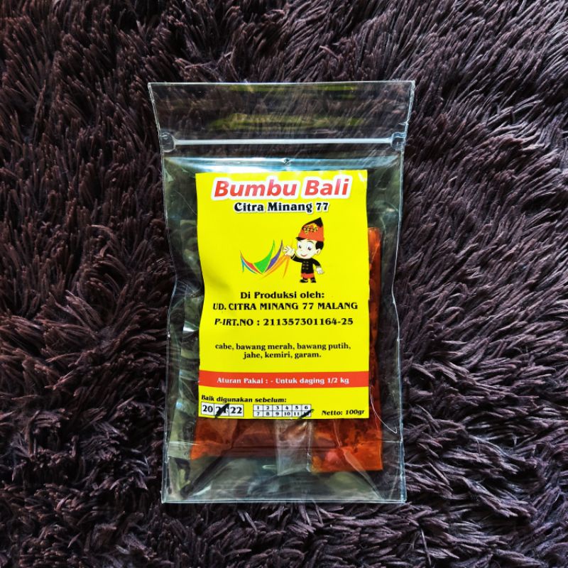 

Bumbu Masak Instan Bumbu Bali 100gr (Asli Minang Halal)