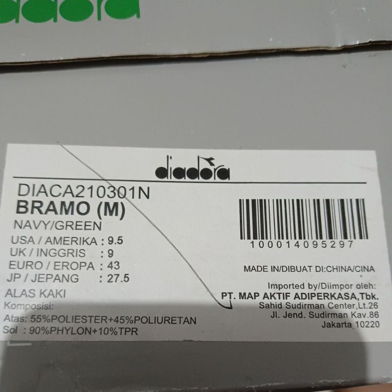 Sepatu Diadora BRAMO (M) DIACA210301N