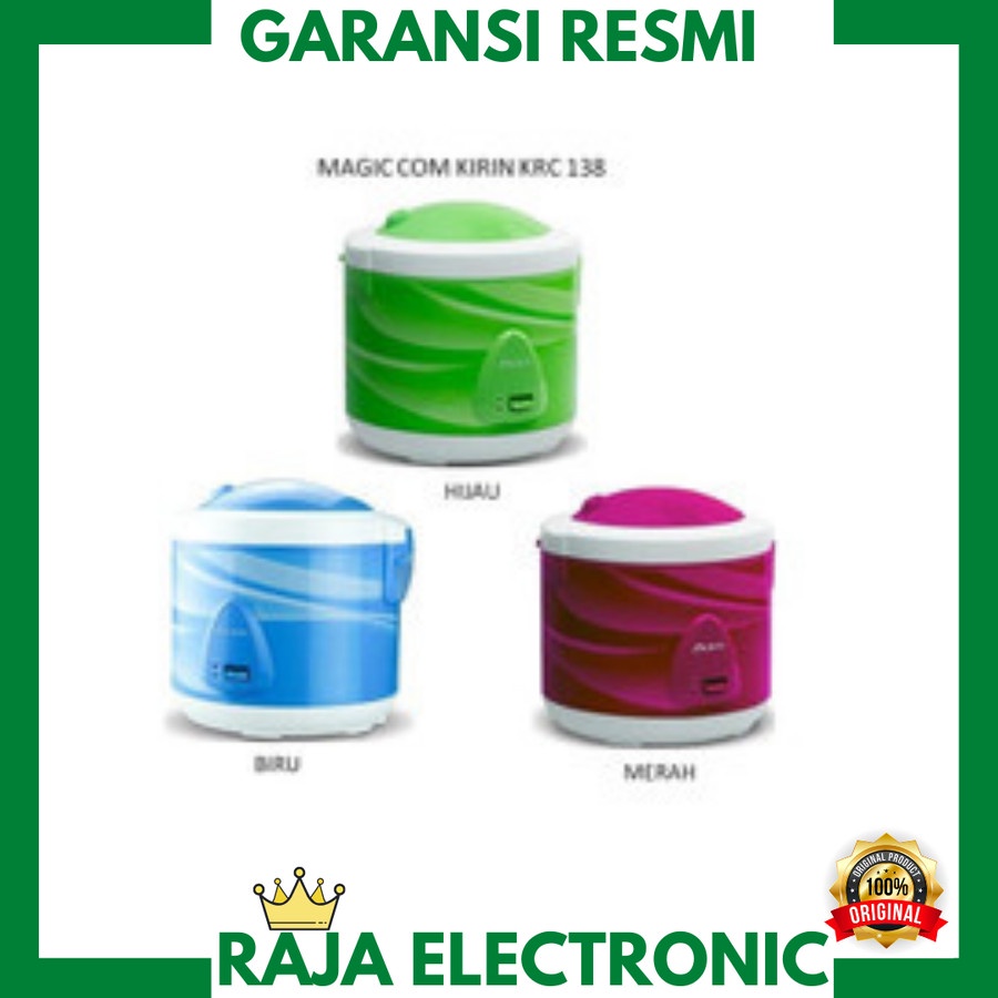 MAGIC COM RICE COOKER KIRIN 138 / RICE COOKER KIRIN 138